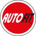 Le logo d'autofit: un cercle rouge avec le mot autofit en lettres blanches.