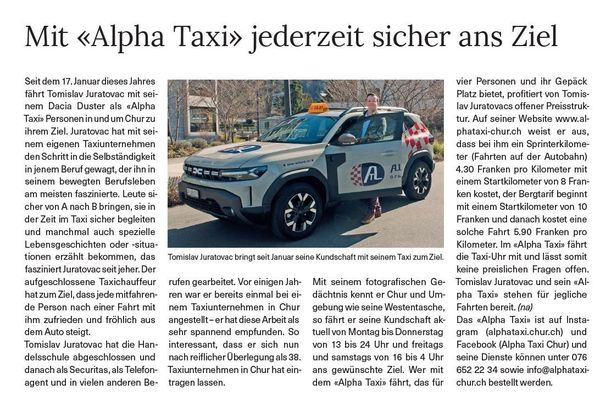 Alpha Taxi Chur