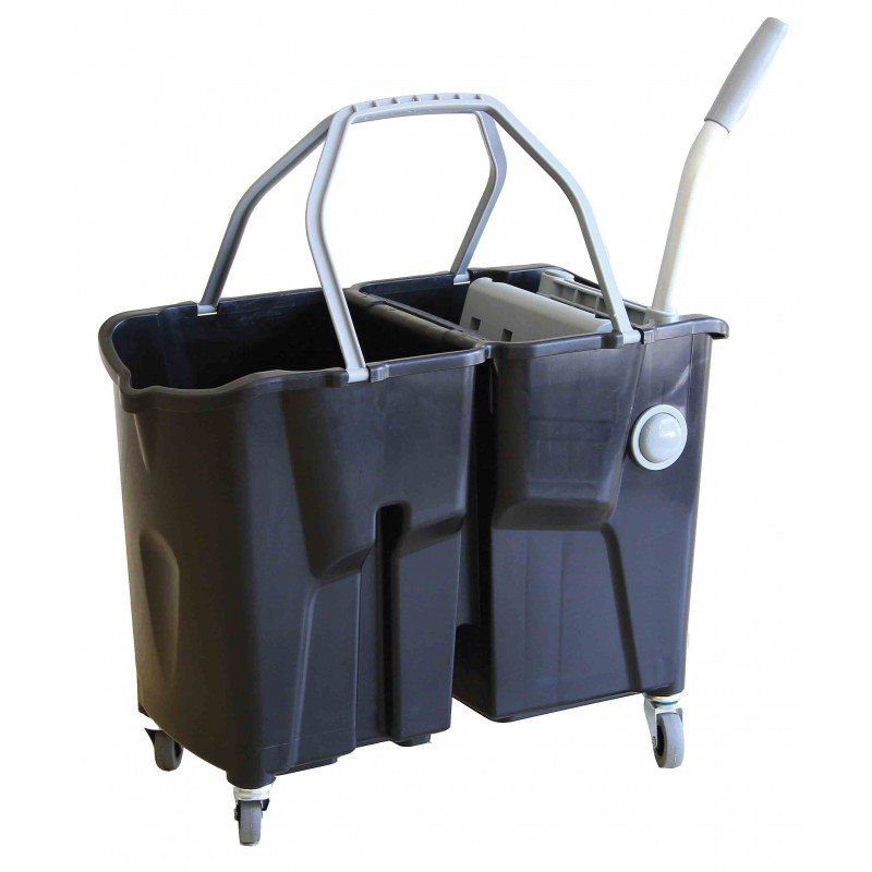 Chariot de lavage CLEVY noir