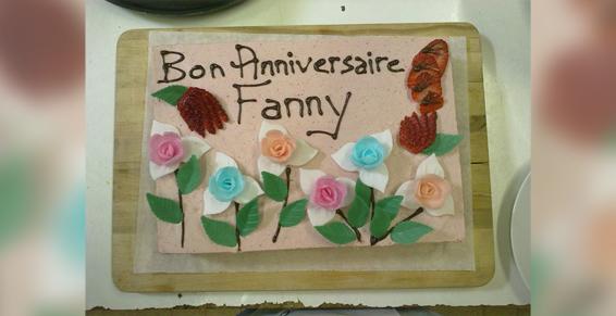 Aux Saveurs D'Aine à Limoges- Gâteau d'anniversaire
