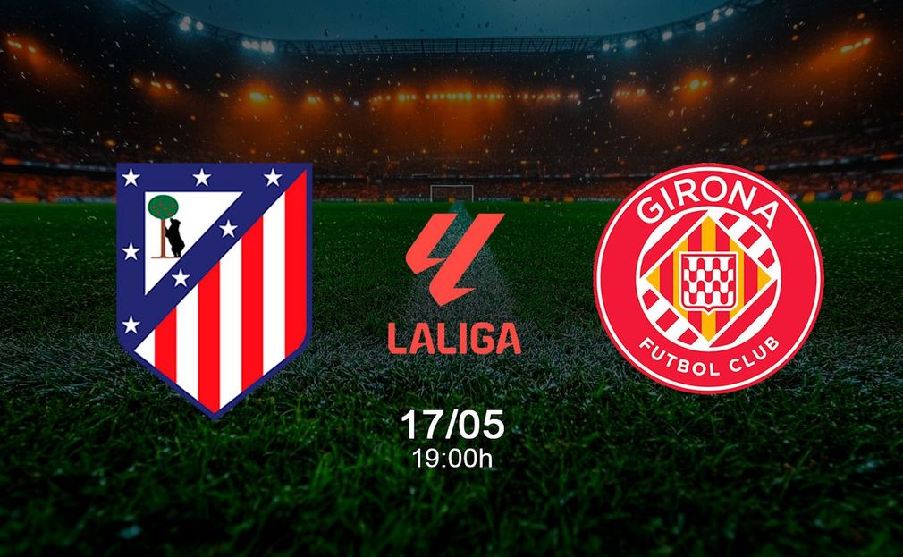Folleto informativo del evento para la final de fútbol entre el Atlético de Madrid y la Real Sociedad en el estadio Metropolitano el 18 de abril.