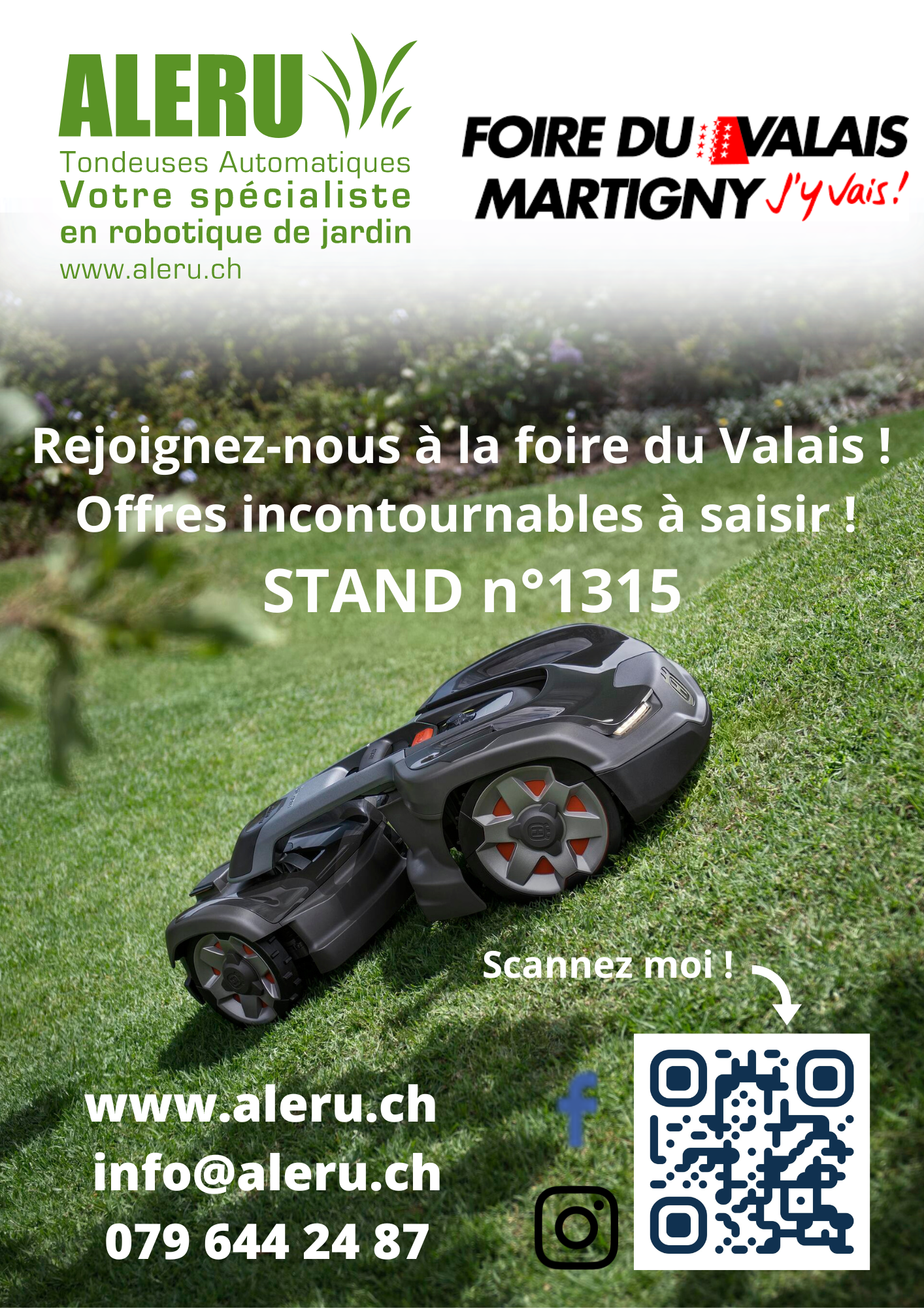 ALERU à la foire du Valais à Martigny au stand N°1315