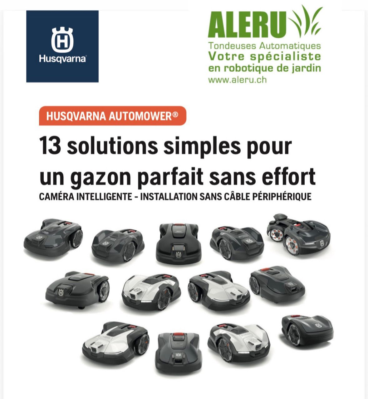 Aleru Tondeuses automatiques à Bex - 30 ans de l‘Automower®