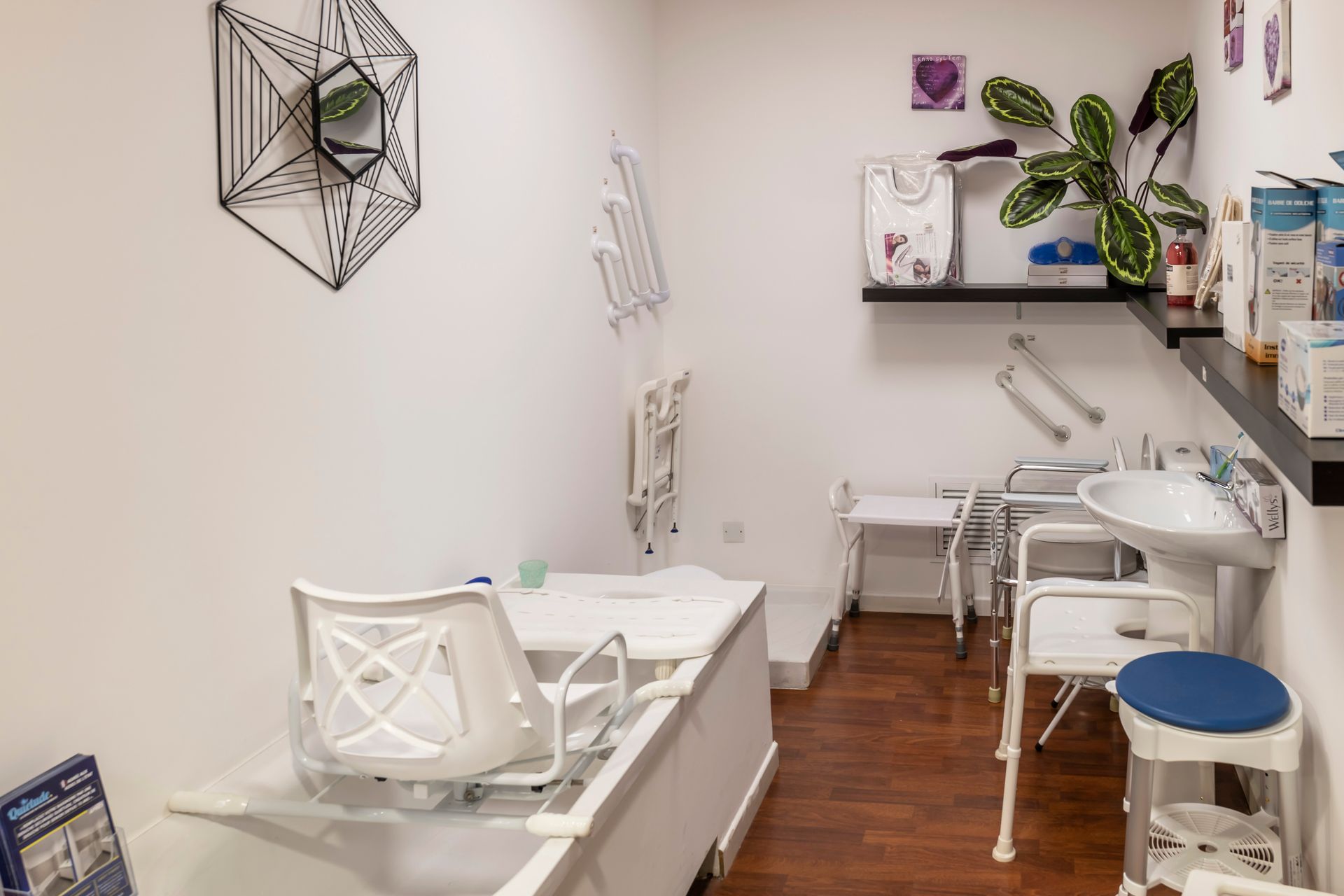 Pièce médicale aménagée