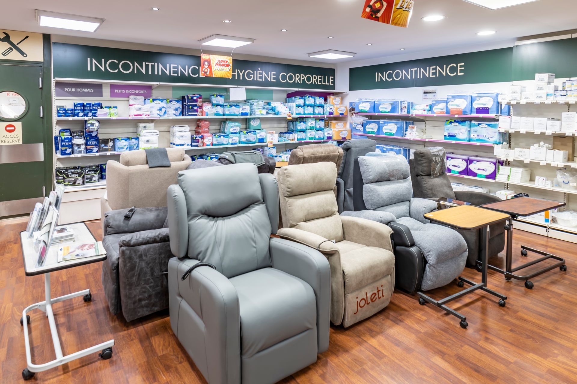 Rayon des produits hygiéniques