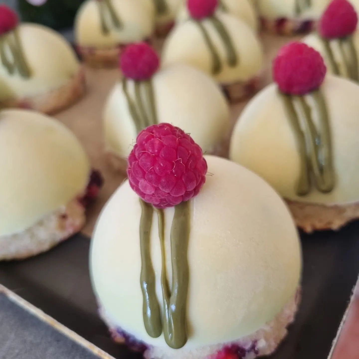 Desserts et framboise