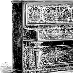 instrument- de piano par Gilbert Lauer