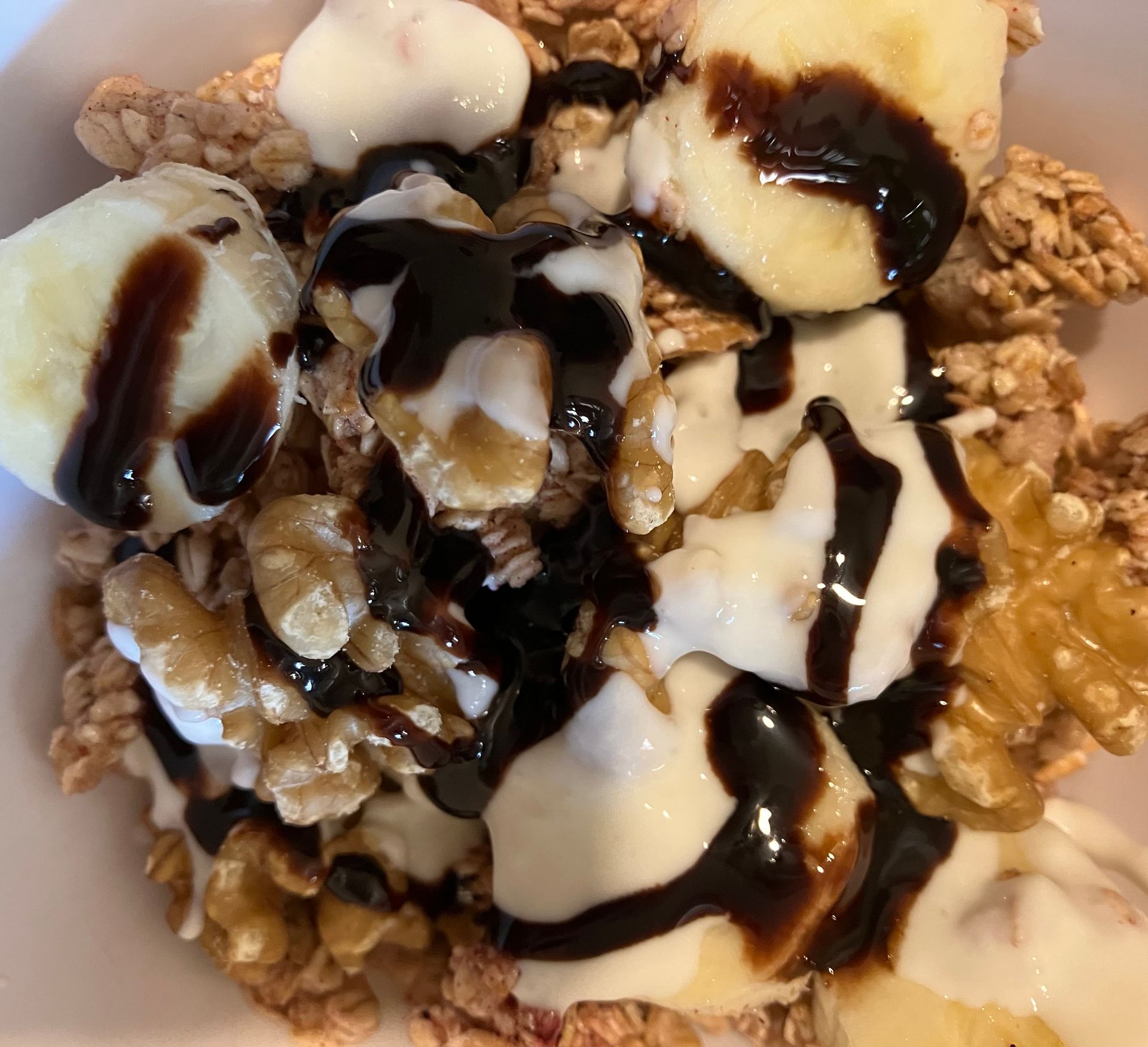 Müesli Banane Walnuss