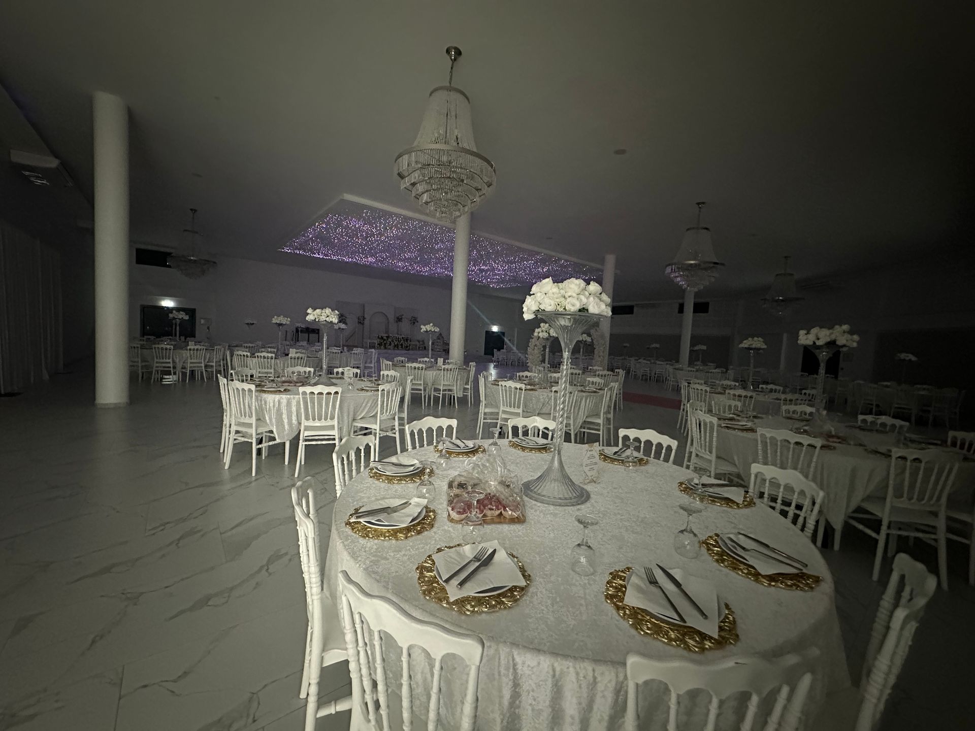 Tables pour un mariage