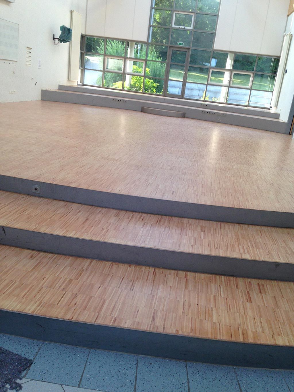 Parkett mit Stufen