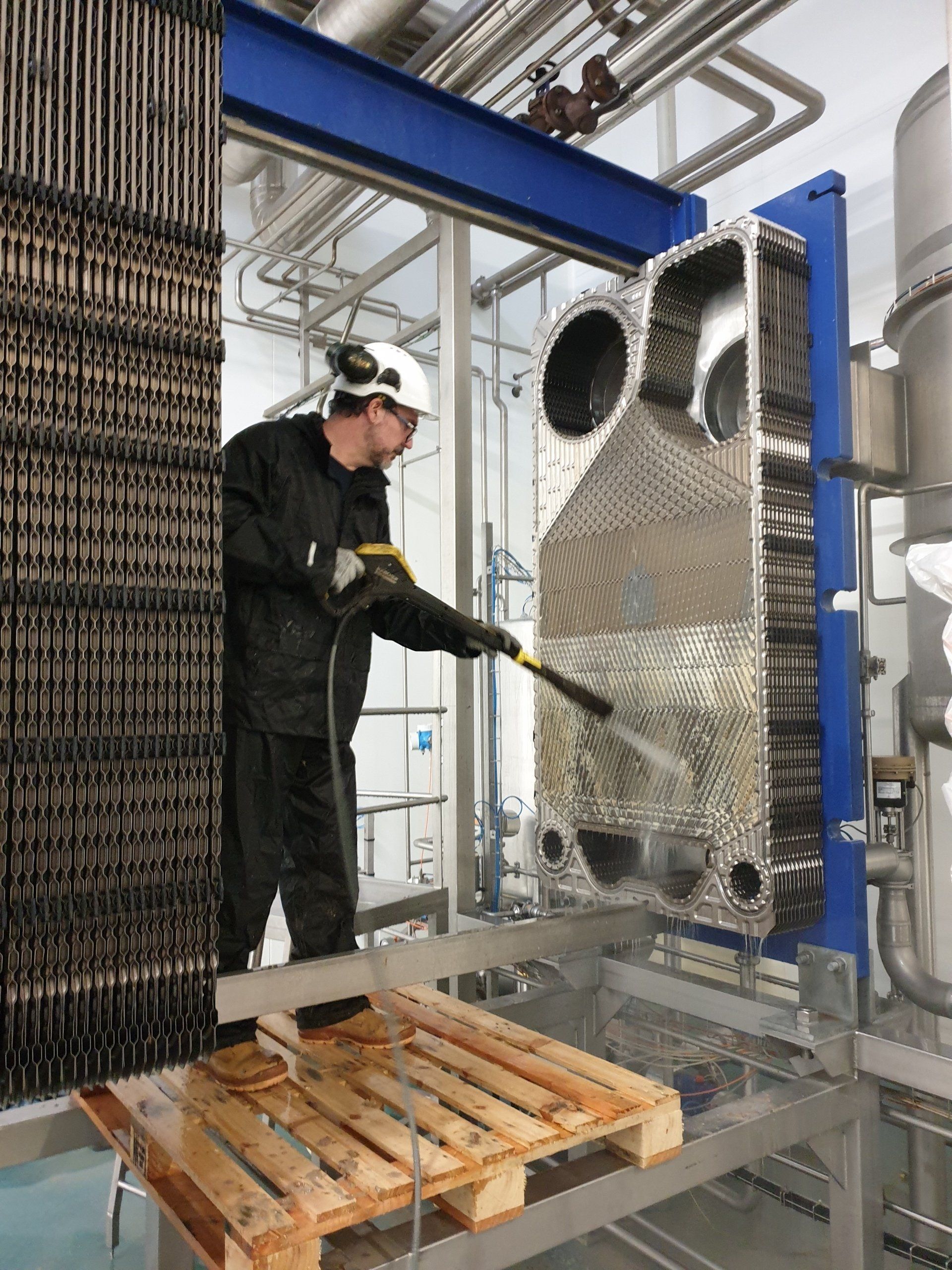 Maintenance HP échangeur alimentaire