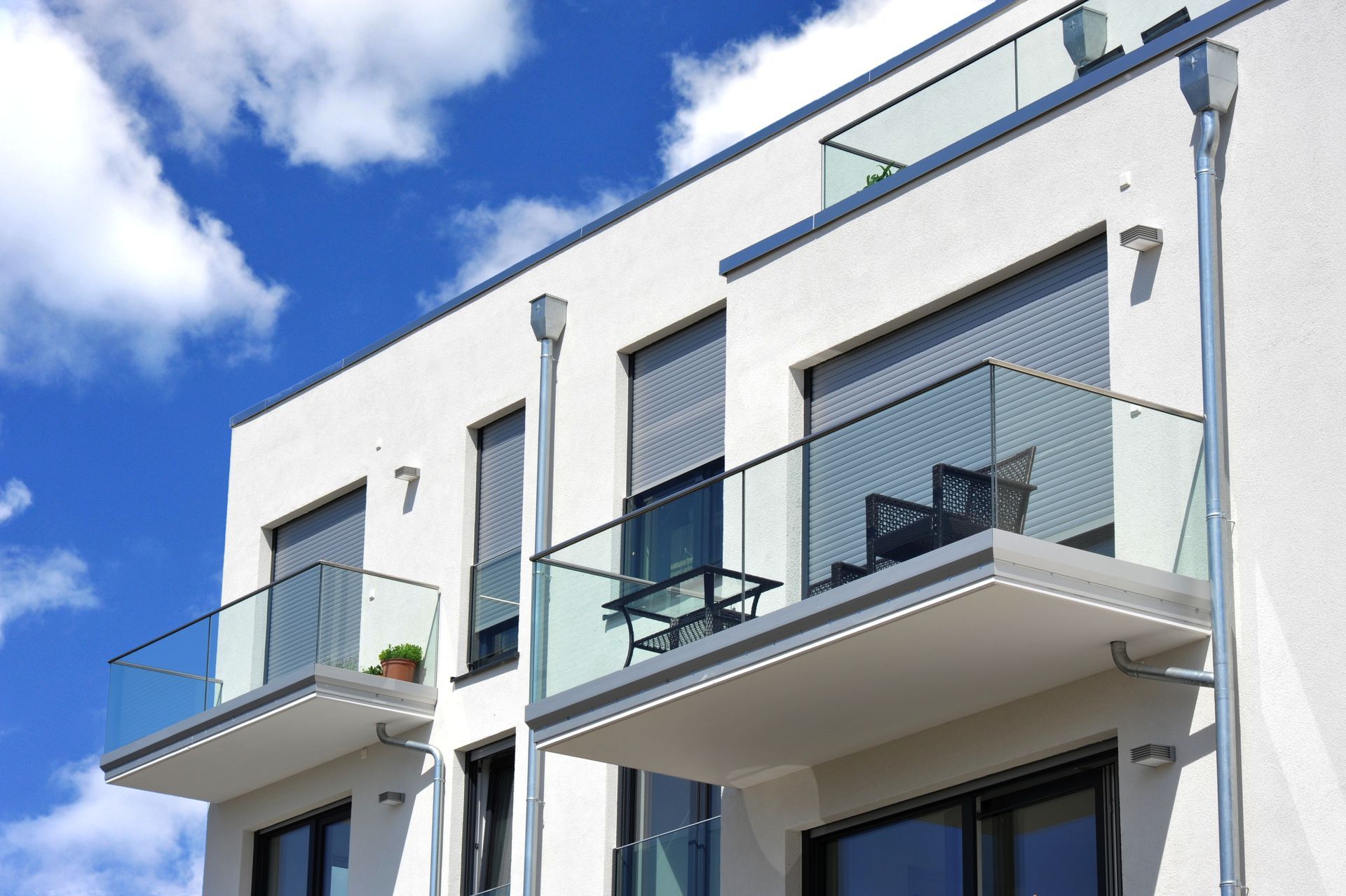 Volets roulants installés pour des appartements