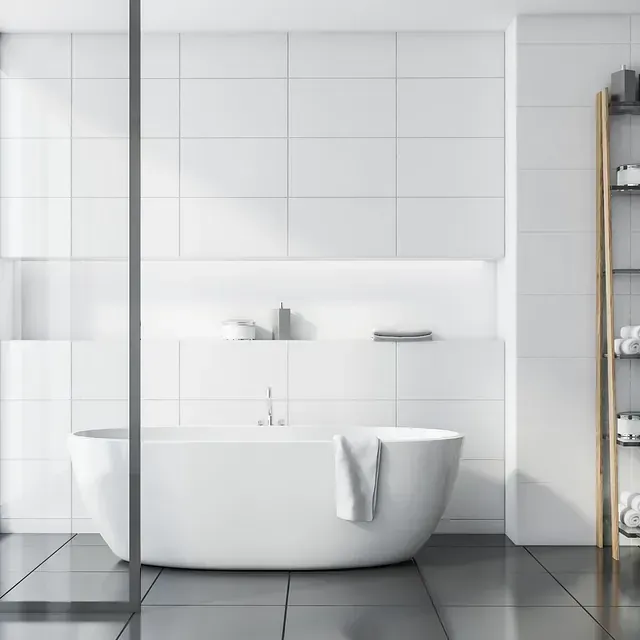 Un baño con bañera y cabina de ducha.