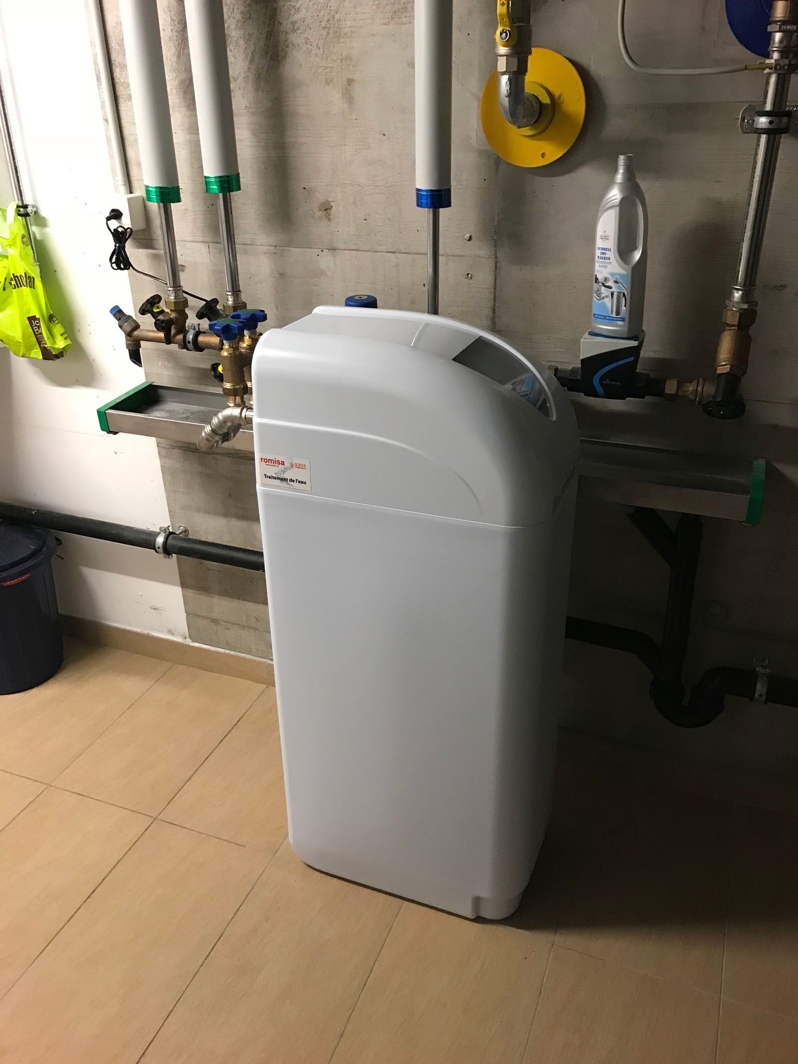 Adoucisseur - traitement d'eau - Romisa