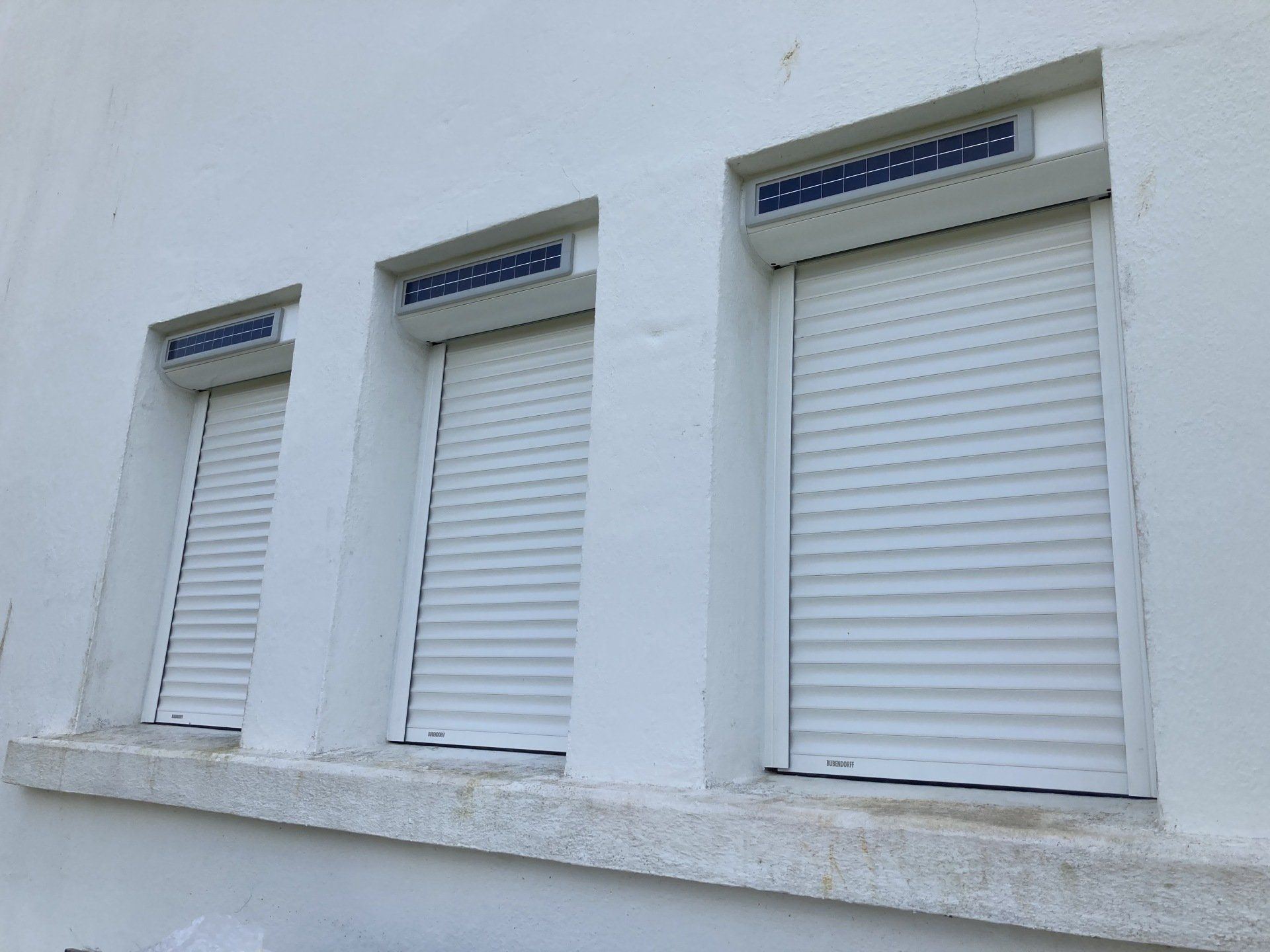 Pose de volets roulants