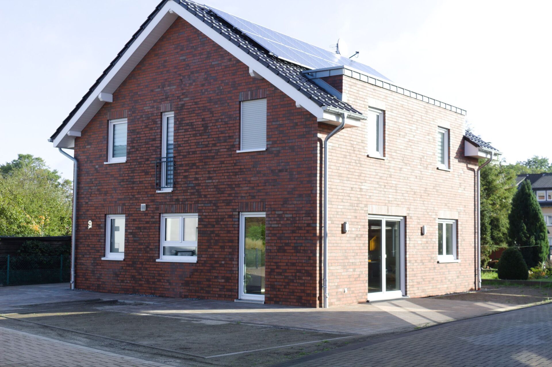 modernisiertes Klinkerhaus