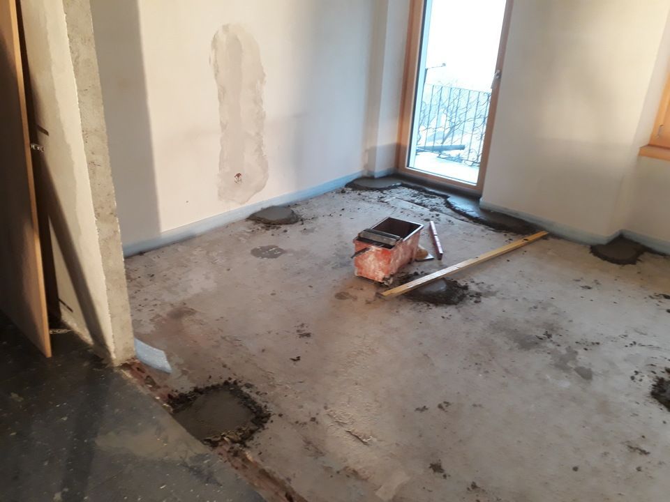 installazione di un pavimento