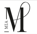 Logotipo negro: "MIA" apilado verticalmente a la izquierda de una letra "M" grande y estilizada.