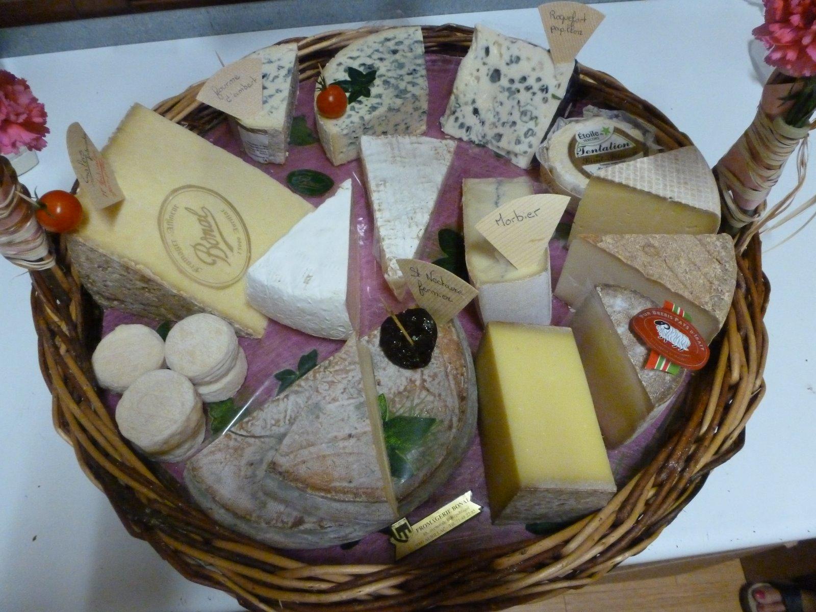 Sélection de fromage par la fromagerie Bonal