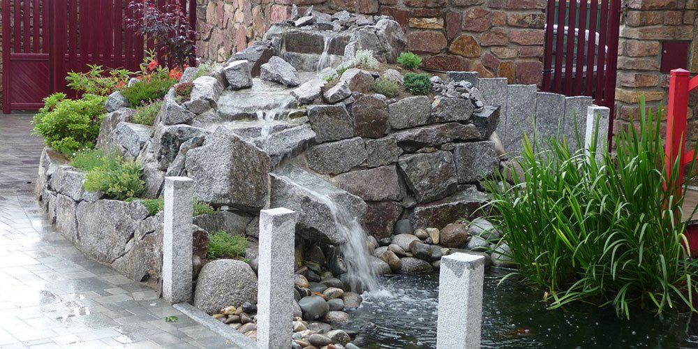 Décoration de jardin fontaine