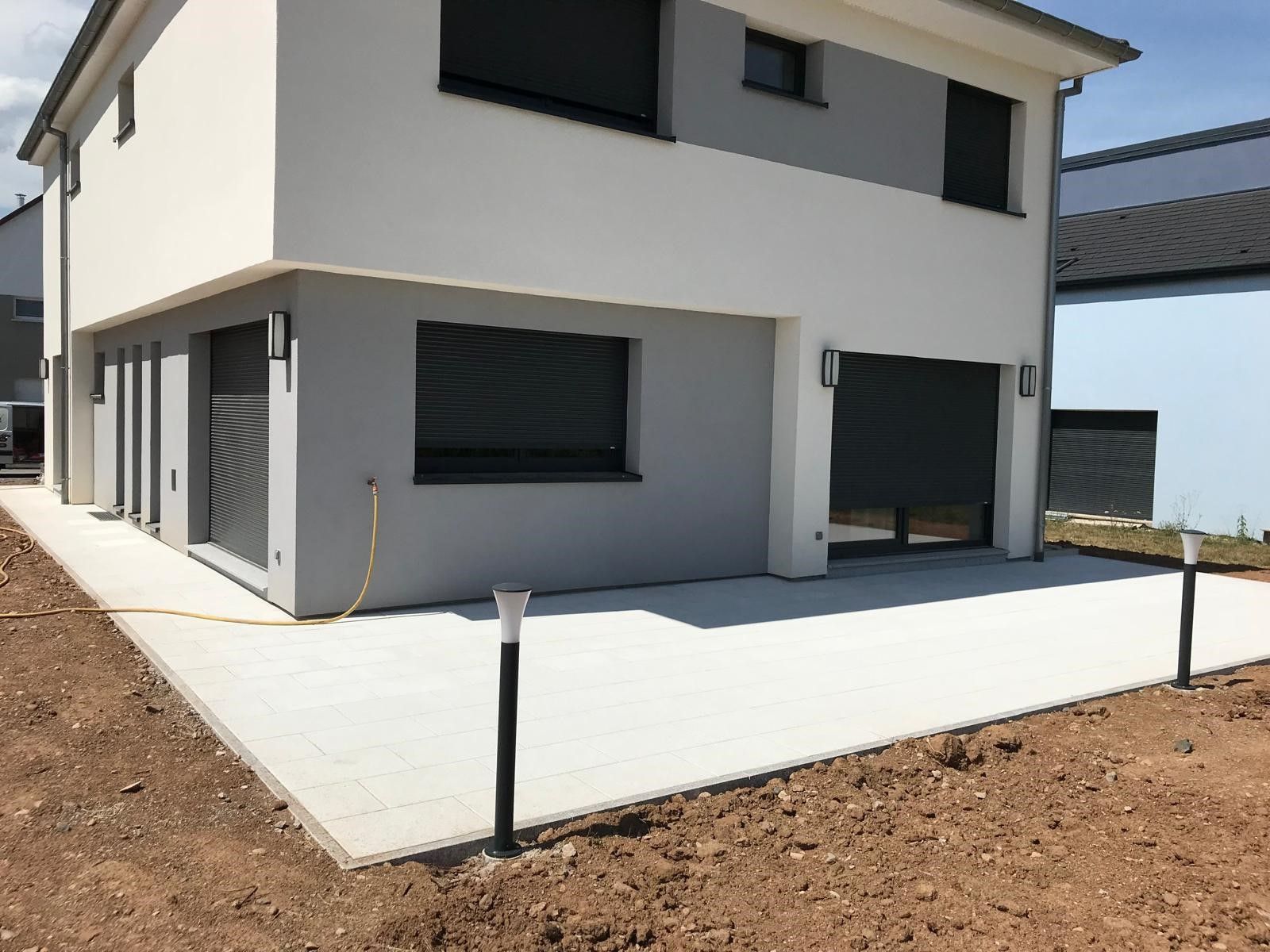 Dallage d'une terrasse