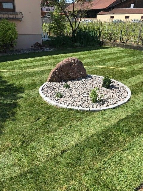 Pose de gazon en plaques