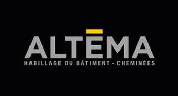 Altéma, habillage du bâtiment, cheminées - Logo