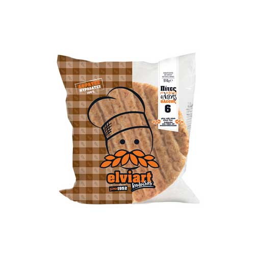 Πίτα ολικής για σουβλάκι