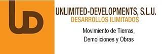 Un logotipo para desarrollos ilimitados slo en español