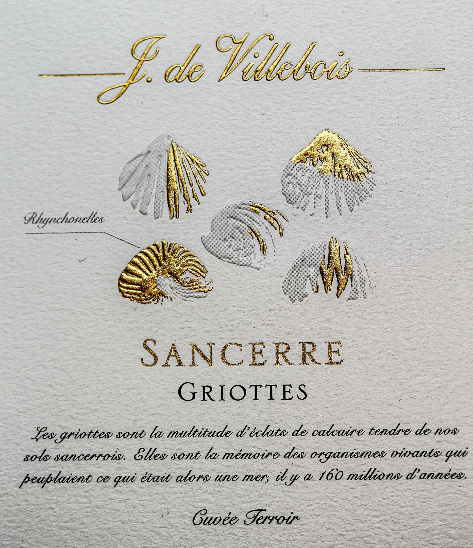 Gaufrage sur papier des griottes Sancerre
