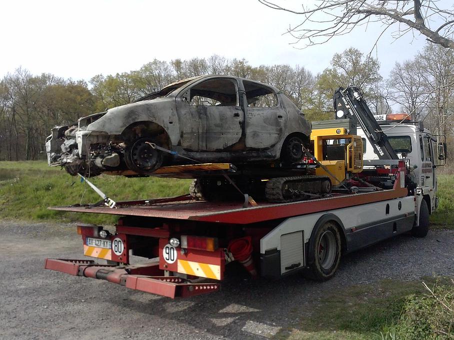 Enlèvement d'épaves