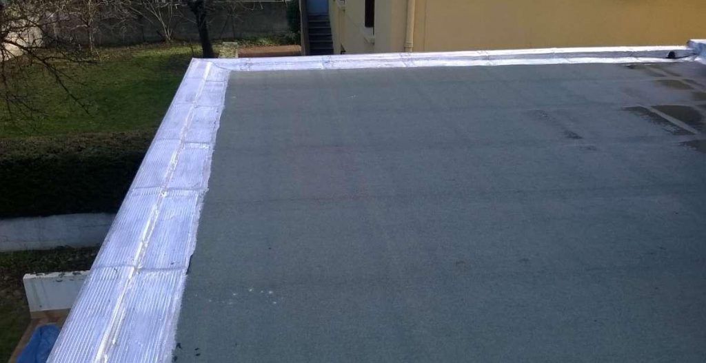 Toiture terrasse autoprotégée (bitume)