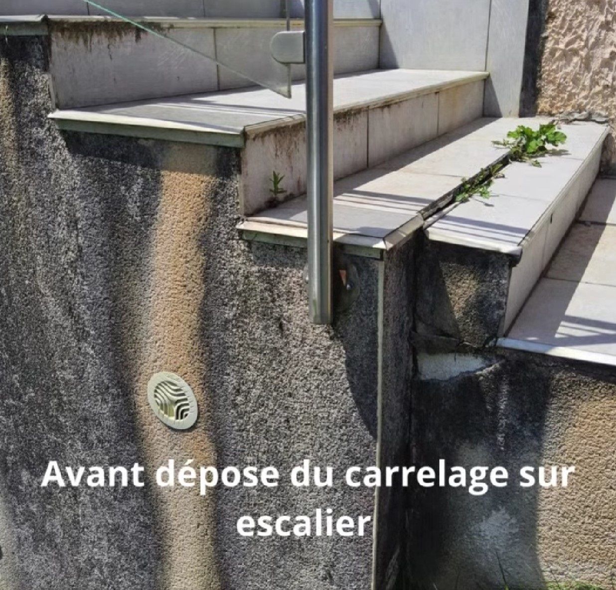 rénovation de l'escalier