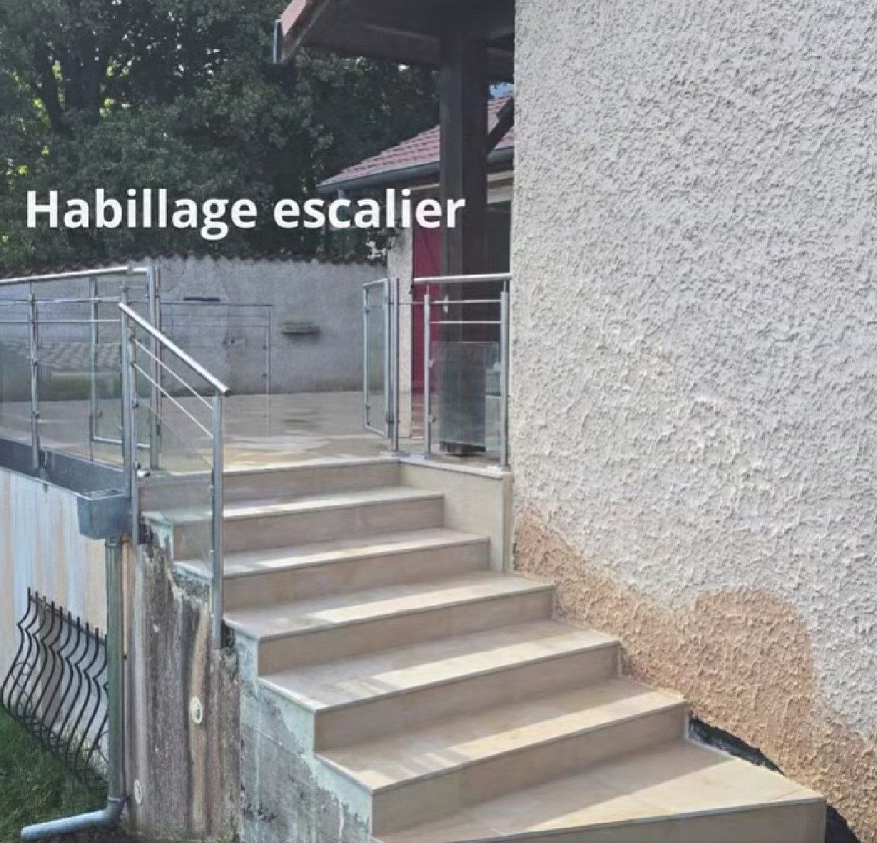 finition de l'escalier