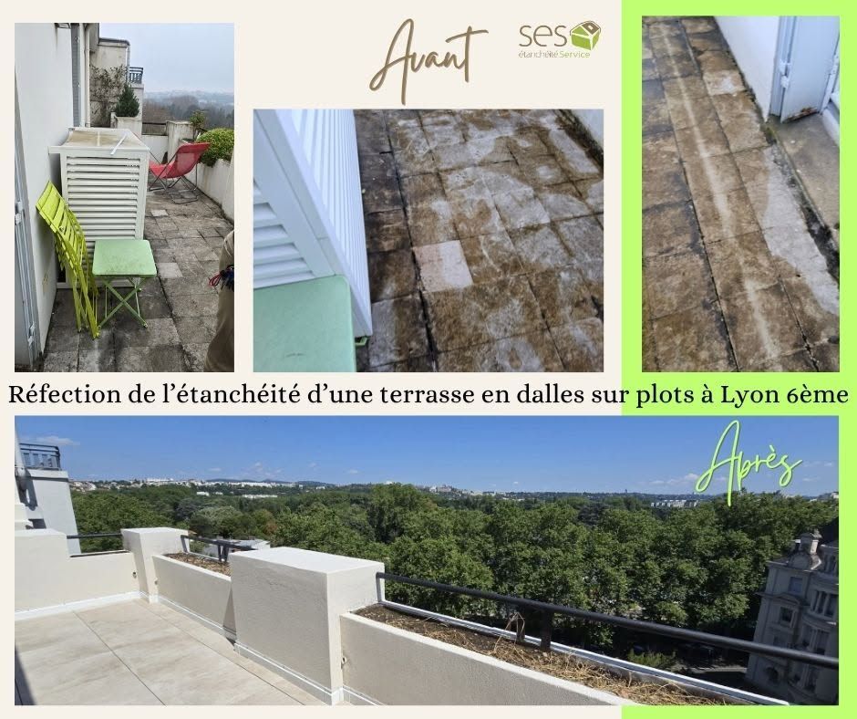 Rénovation complète de terrasse à Lyon 6e