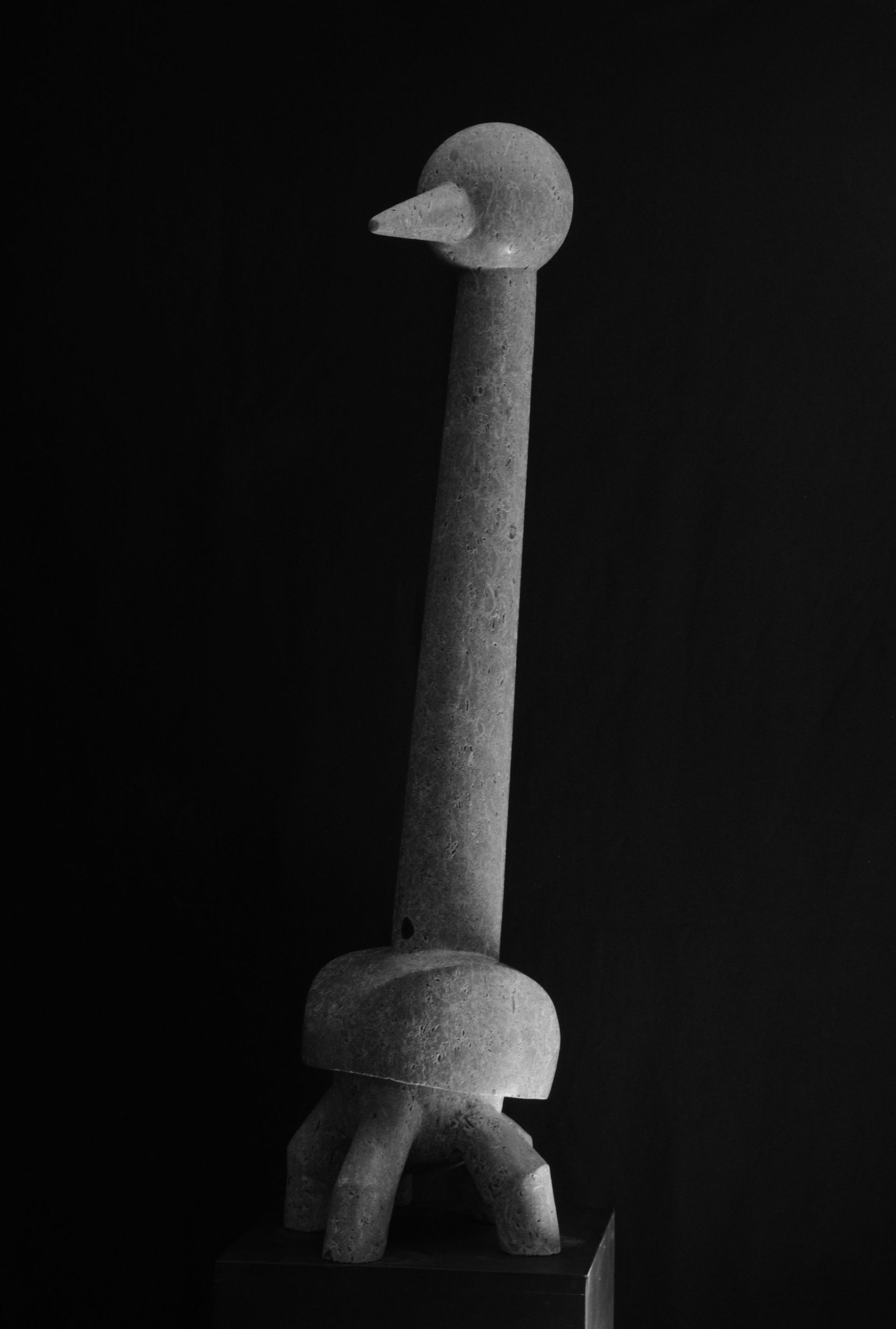 Indigné. 2021. Grès de la Molière. 99 cm