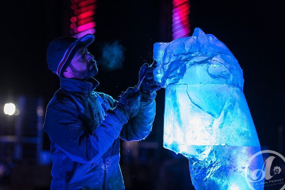 Glace à Valloire. 2020.