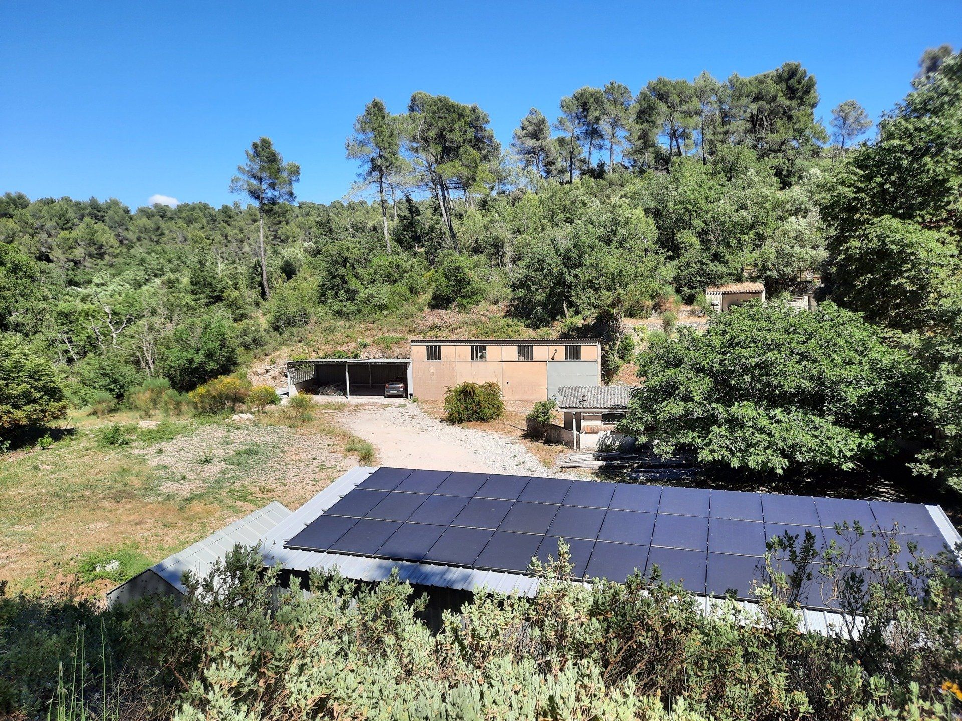 Vue du Domaine en drone