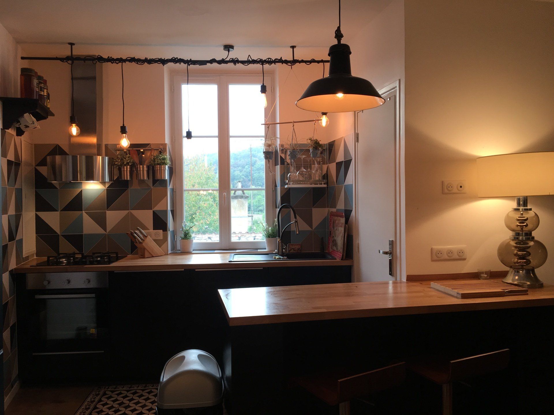 Cuisine de la Villa du 15, logement à louer