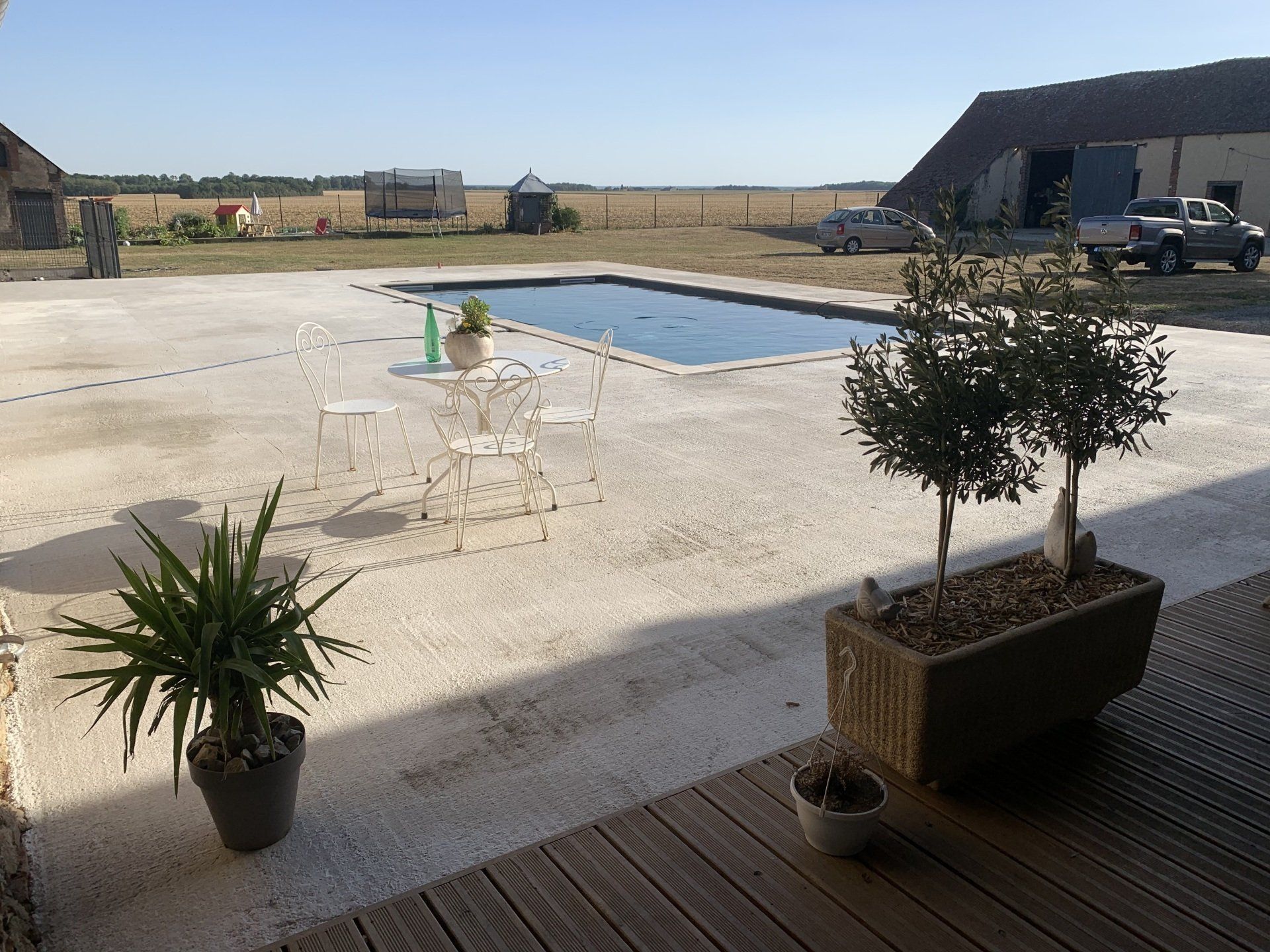 Création de terrasse en béton