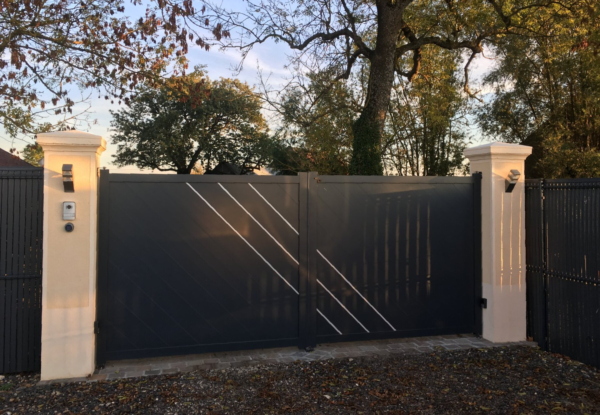 Pose de clôture & portail