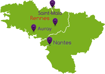 Carte de la zone d'intervention d’Herboratum