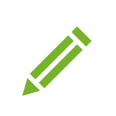 Pictogramme crayon de bois