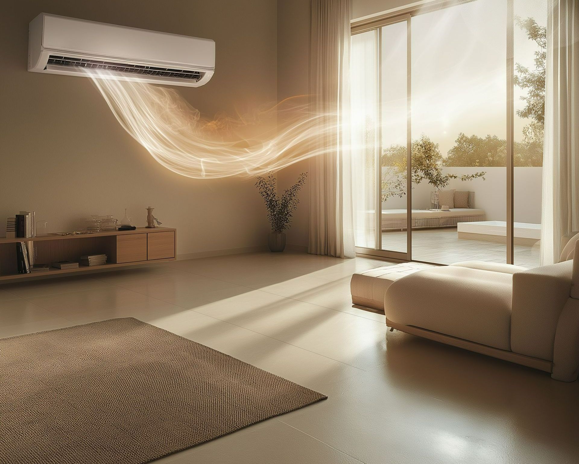 Une climatisation dans une maison