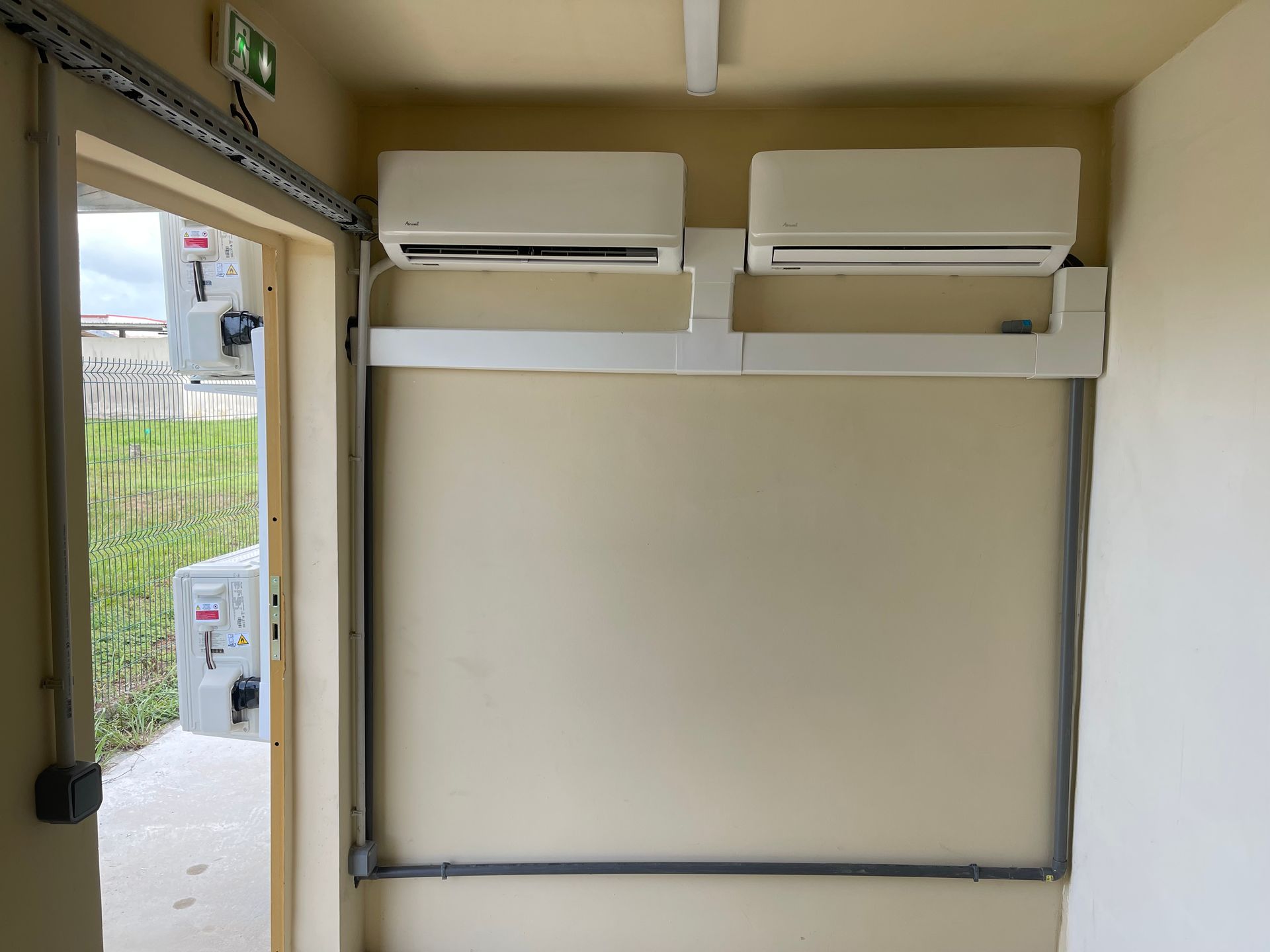 Installation de climatisation dans une maison