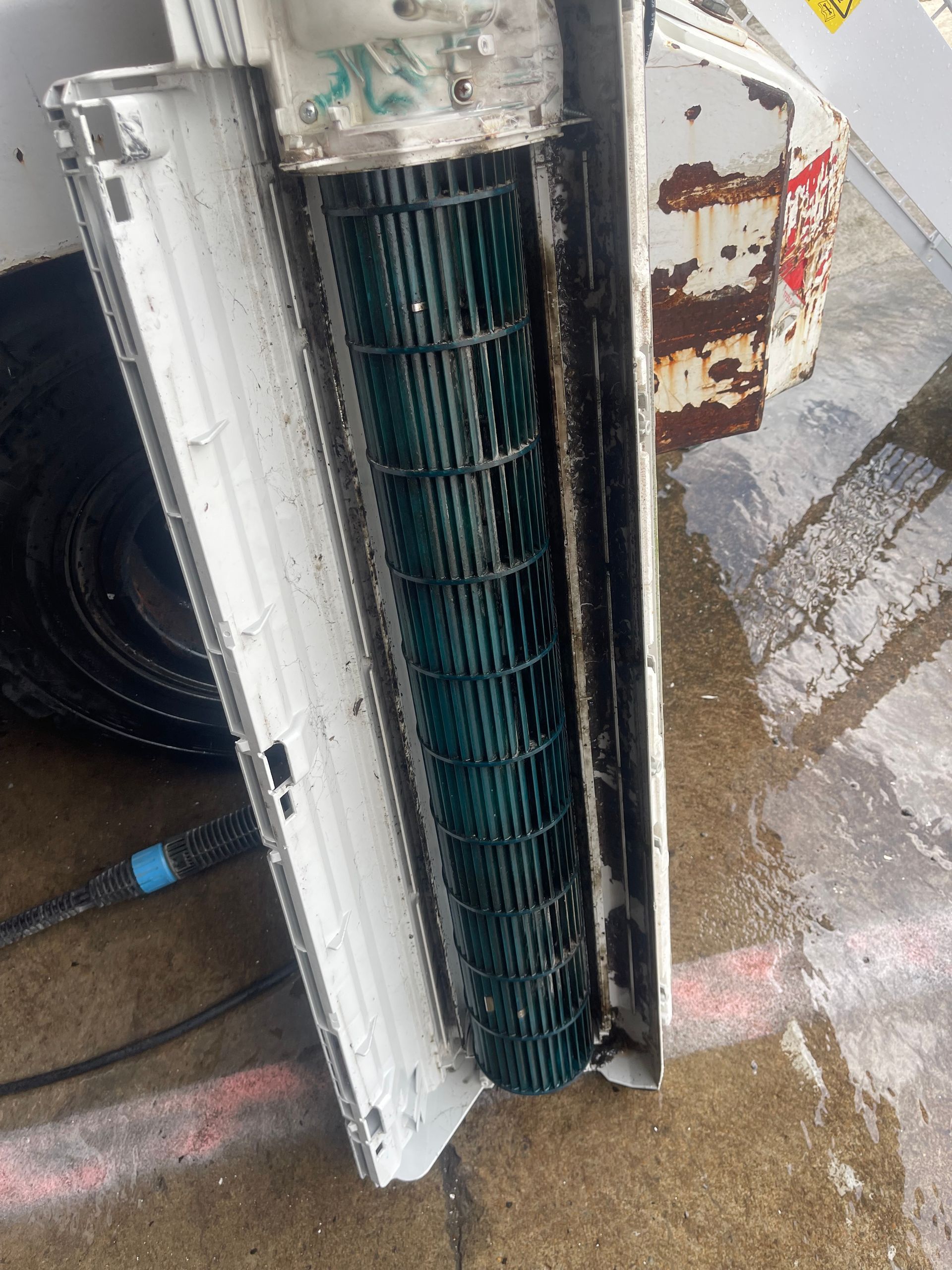 Climatisation avant nettoyage