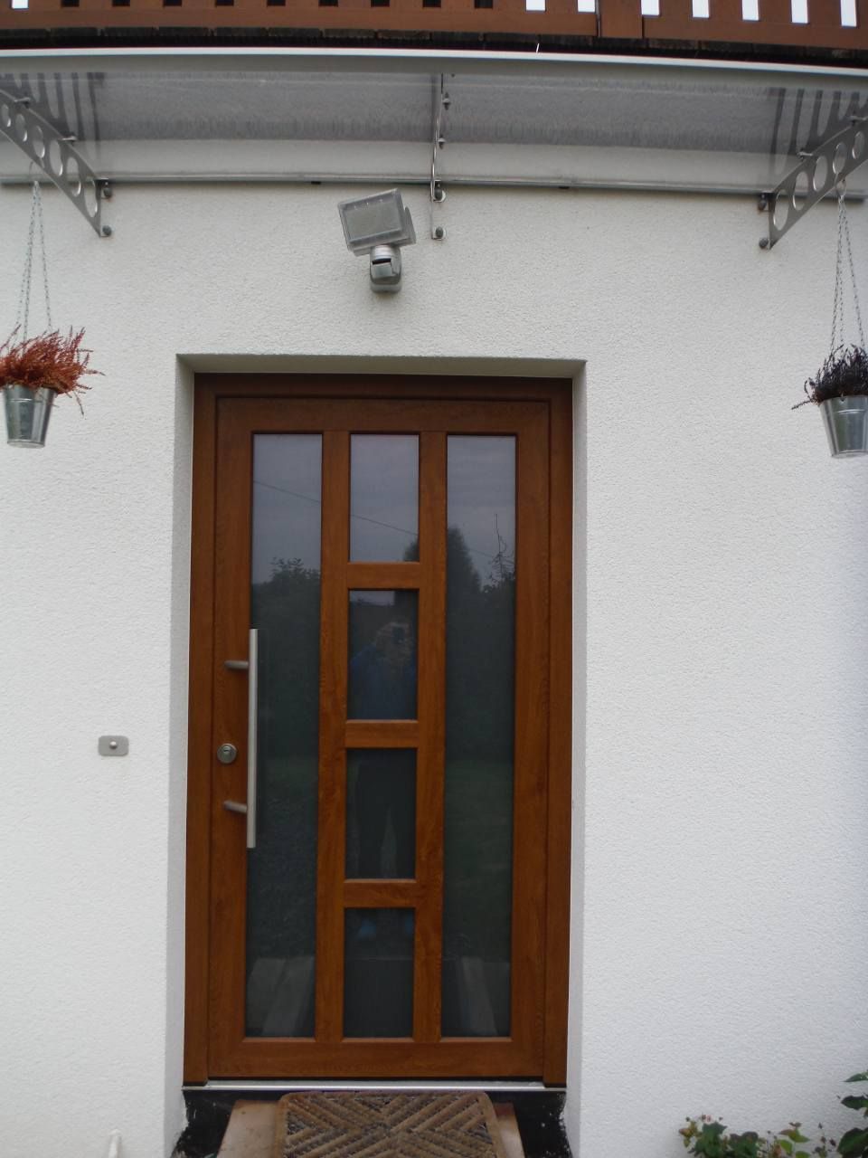 Beier André Die Holzwürmer Holztür mit Glas