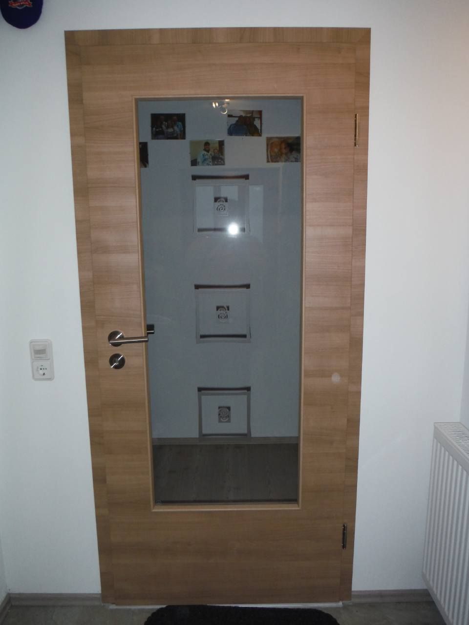 Beier André Die Holzwürmer Holztür mit Glas