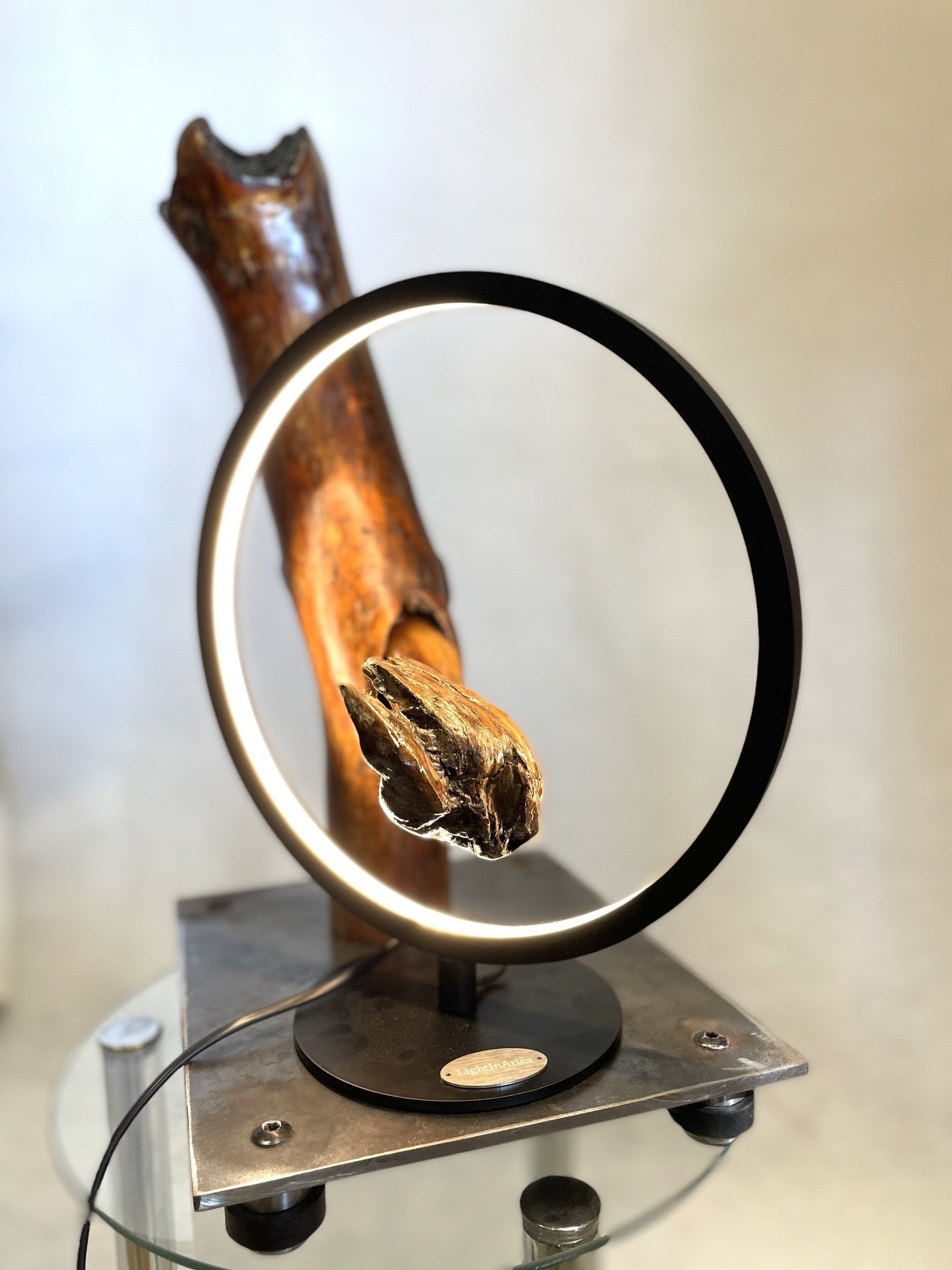 Un luminaire circulaire