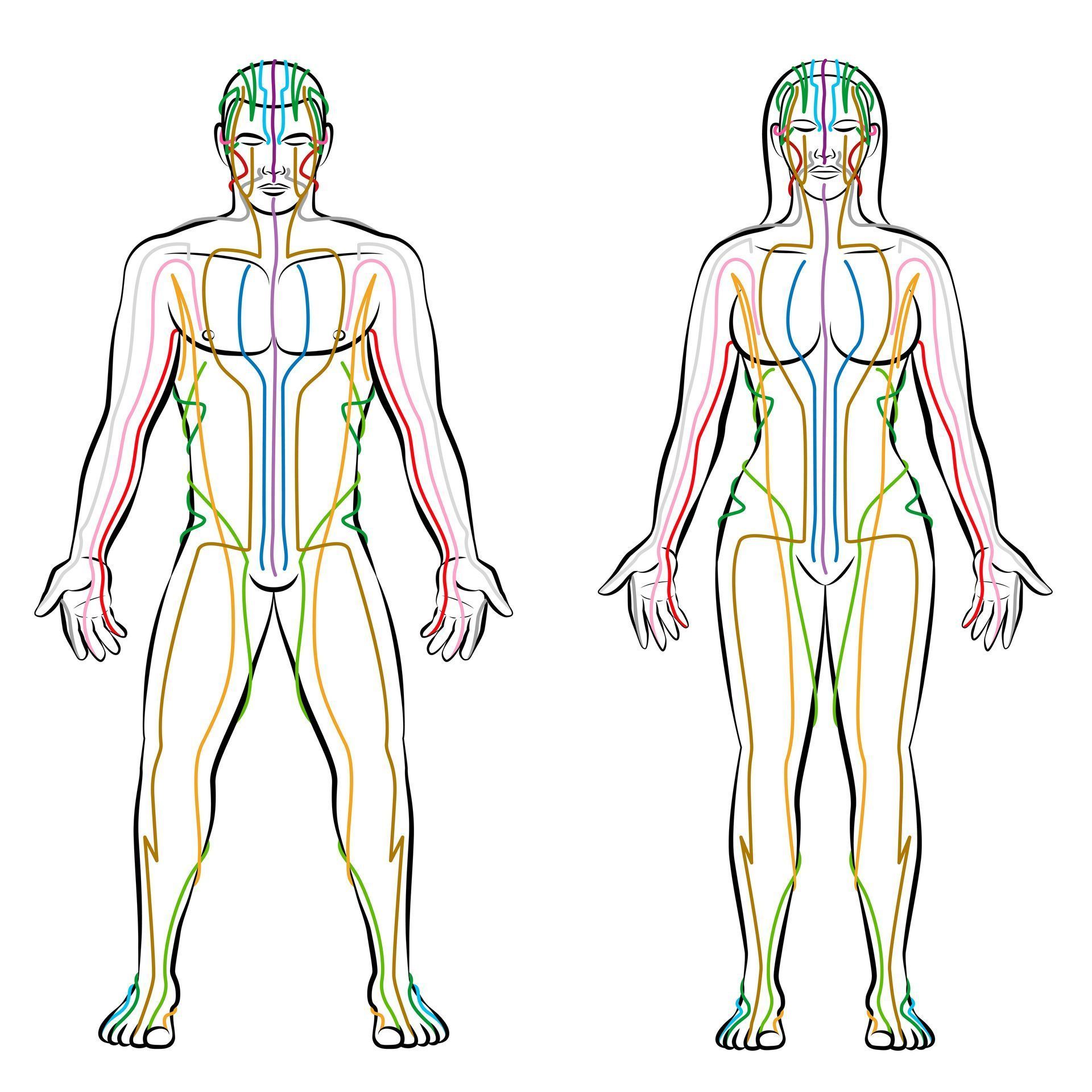 Une personne reçoit un massage relaxant du front prodigué par un praticien dans un espace intérieur lumineux et rempli de plantes.